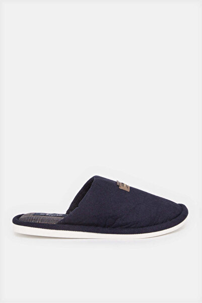 REDTAG Men Navy Mule Slipper