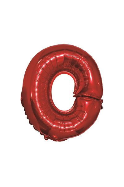 Mirific Party Party balloon, metallic foil red, 40 cm, letter O
