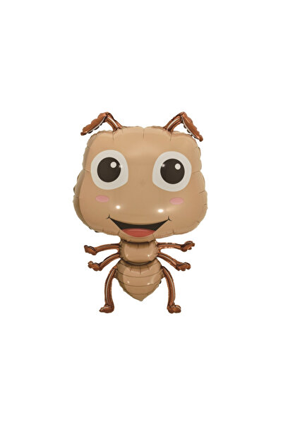 Mirific Party Balon petrecere, folie metalizată maro, 75×48 cm, furnică