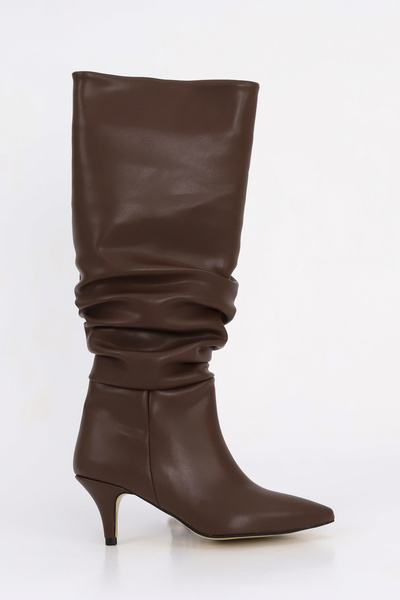 Mamito Ayakkabı SLC 107 Μπότες με λεπτό χαμηλό τακούνι με φυσούνα