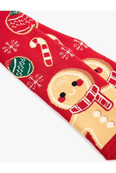 Koton Christmas Themed Cotton Thick Socks