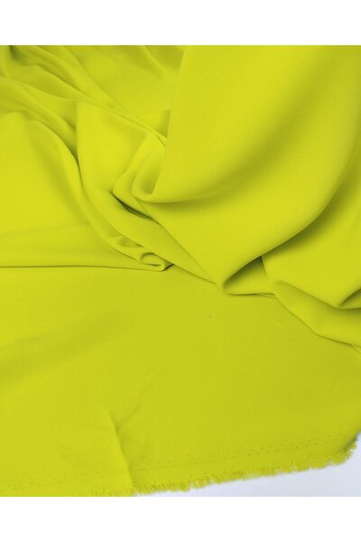 Kumaş Parça Crepe în culoarea verde fistic (lățime 140 cm x lungime 110 cm)