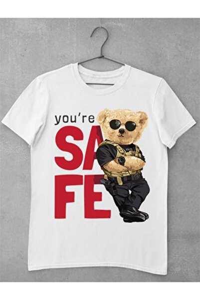GRIZZLY SHOP.RO Tricou Femei Teddy Bear - You are Safe