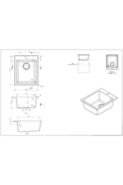 SanDonna KITCHEN SINK SET VESTA BLACK + CAMI BLACK BATTERY