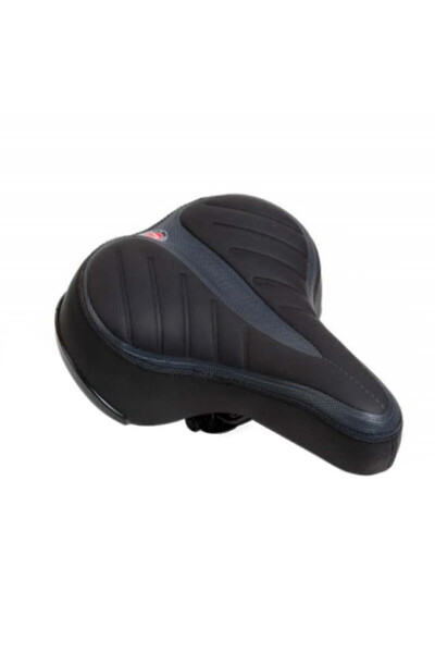 PUFO comfortable saddle for spring-loaded bicycles, black, universal