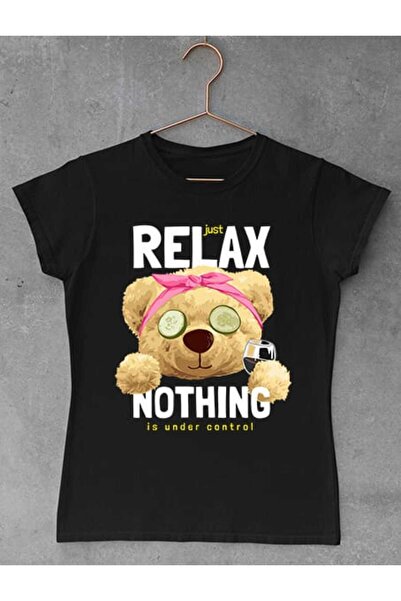 GRIZZLY SHOP.RO Tricou Femei Teddy Bear - Just Relax - damă
