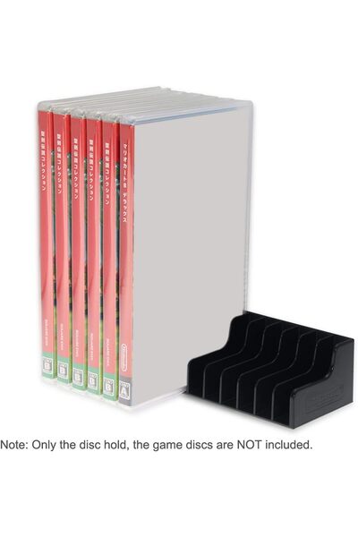 Generic CD Case and Nintendo Switch Game Card Storage Holder Base, Holds 24 Cases, Set of 2