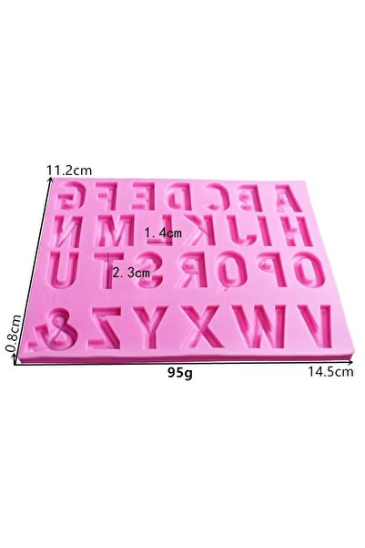 Dharst Silicone mold - Alphabet 0072