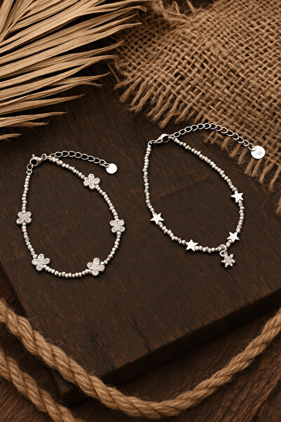 The Collection Star Snowflake Figured and Minimal Butterfly Pinterest Bracelet