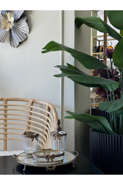 HERA DEKOR 4 PARÇA PİRİNÇ BANYO SETİ