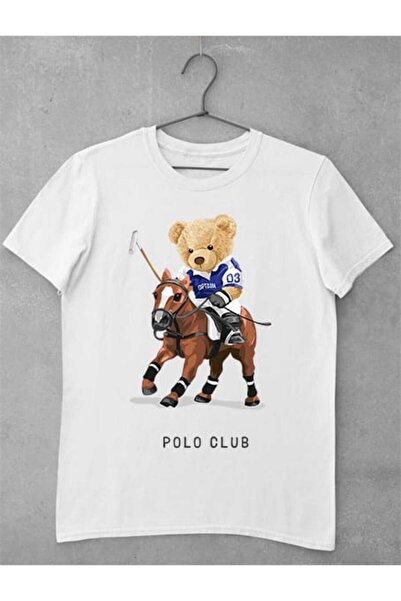 GRIZZLY SHOP.RO Tricou Femei Teddy Bear - Polo Club