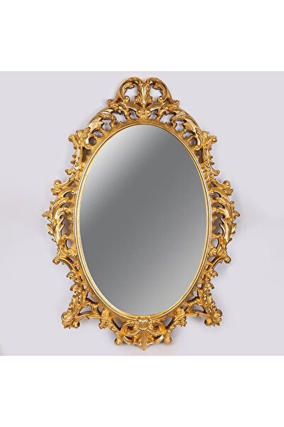 EUROLAMP gold-framed mirror 100×140 cm