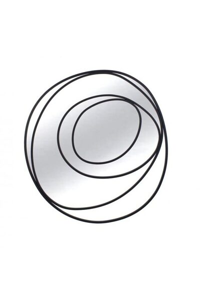 Bizzotto Oglindă asimetrică 80×72 cm neagră