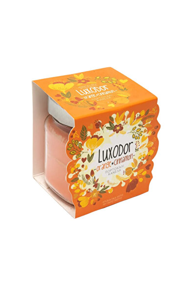 Luxodor Candles Lumânare parfumată Floral Line Portocală Scorțișoară Luxodor 135g