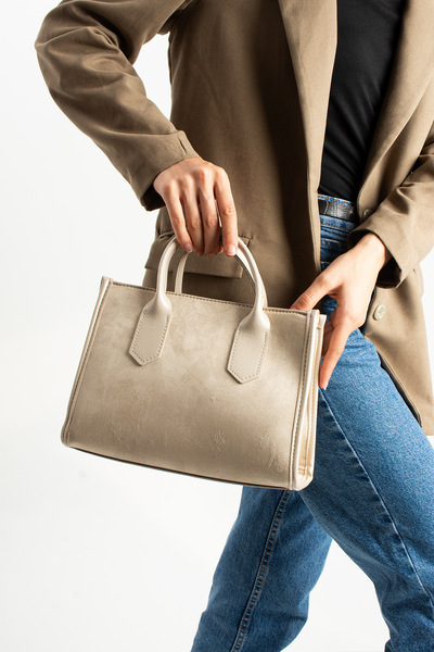 Butik Tacca Maven Model Suede Women's Hand and Shoulder Bag