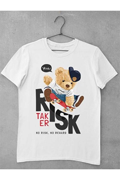 GRIZZLY SHOP.RO Tricou Bărbați Teddy Bear - Take the Risk