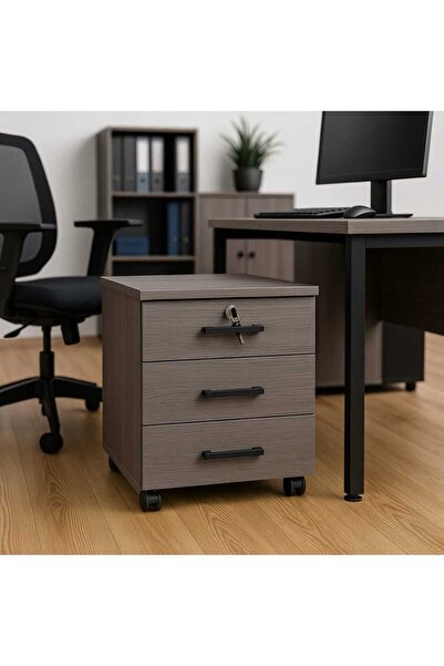 ModernEvveOfis Üç Çekmeceli Keson - Gölge Atlas