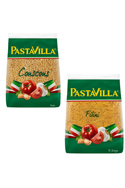 Pastavilla Tel Şehriye 500 g Kuskus 500 g 2 li Set
