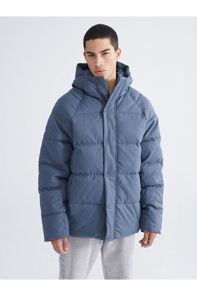 LC Waikiki Quality Parts from Çelebi Store Comfortable Fit Hooded Men's Infla...