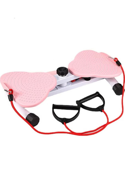 Fitness World Waist exercise disc, abdominal exerciser, waist sculpting and foot massager with resistance band