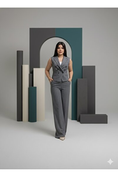 SHNWOMAN Shn Woman Bottom Top Set Anthracite