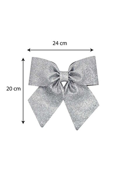 asöy Novogodišnja večer Eva mašna traka 24x24 cm sjajna Sa šljokicama novogod...