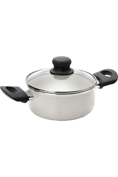 cc bin shihon 28cm Granite Cooking Pot with Glass Lid / Non-Stick Granite Pot