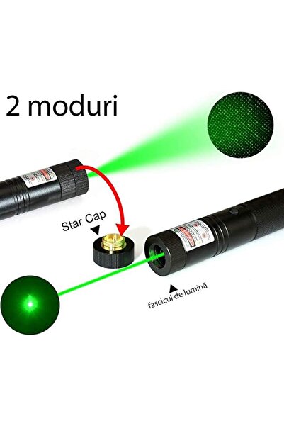 dalimag Powerful Green Laser Pointer with Rechargeable Battery 10000 mW, 16 km, Li-ion 8800mAh, Black