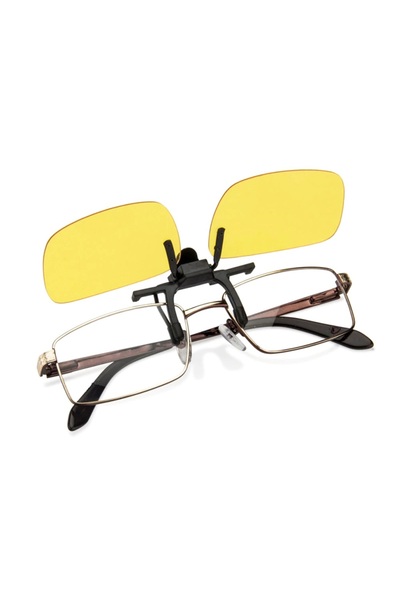 Supersofer Polarized lenses for eyeglasses, SUPERSOFER®, Clip On type, cases included