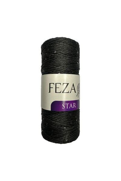 FEZA GROUP Star Glitter Paper Look Thread, 200 Gr, 220 m