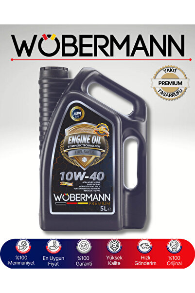 Wöbermann Premium 10W-40 Sentetik Motor Yağı 5 Litre - Soğuk Hava Başlangıcı ...