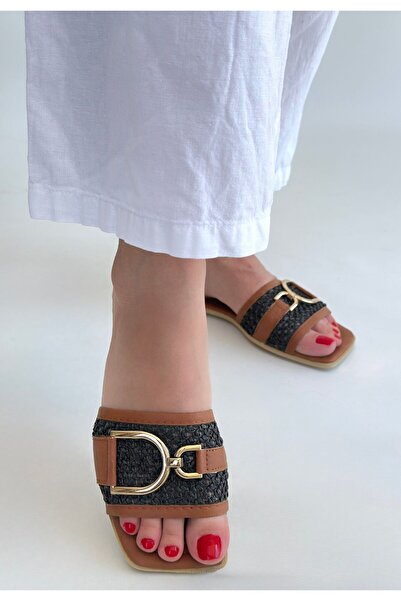 Kanonik Education Pier black leather slippers