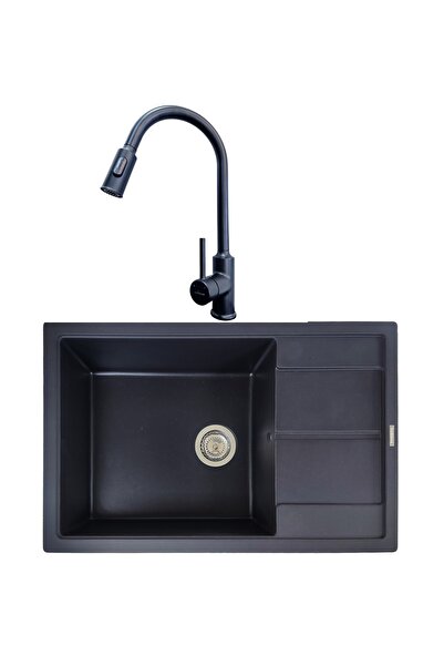 SanDonna KITCHEN SINK SET EWELINA BLACK + BLACK CAMI MIXER