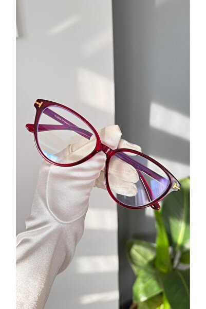 LOOKUP NEW Cat Eye Cat Eye Bone Transparent Women Men Unisex Blue Light Protecting Screen Glasses Eyewear