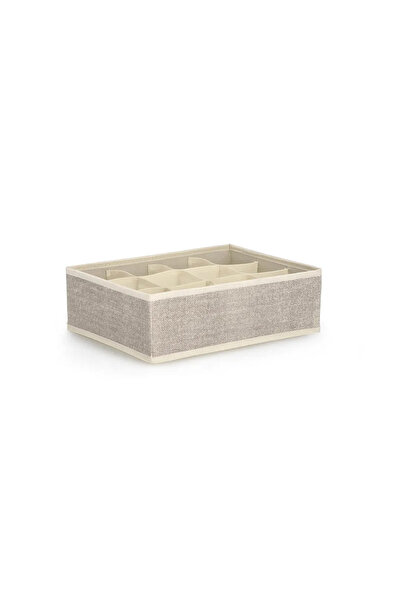 Bizzotto Tidy Storage Box Beige 12P -