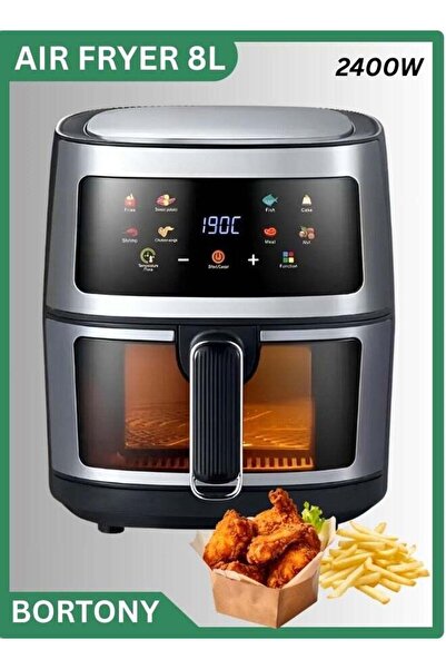 BORTONY 8L Air Fryer Compact Multifunctional Digital Touch 2400W