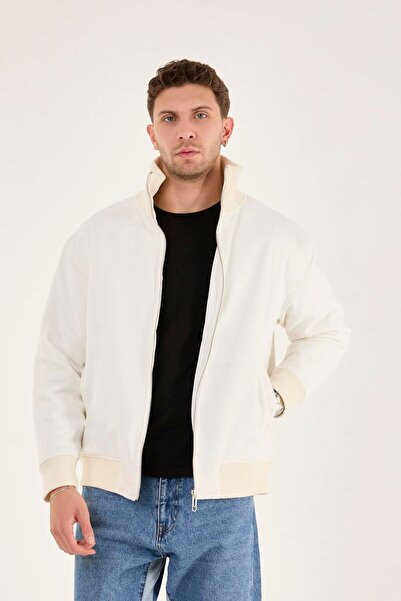 Rocqerx X-2021 Παλτό από σουέτ με καπιτονέ εσωτερικά και ριμπάνα