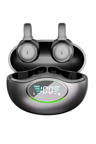 yyk -Q86 Bluetooth Headset, Clip-on Design, Noise Cancellation. Extra Long Battery Life - Black