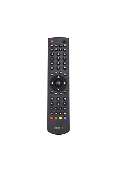 GSC TV Remote, Compatible with Teletech RC1912, Black