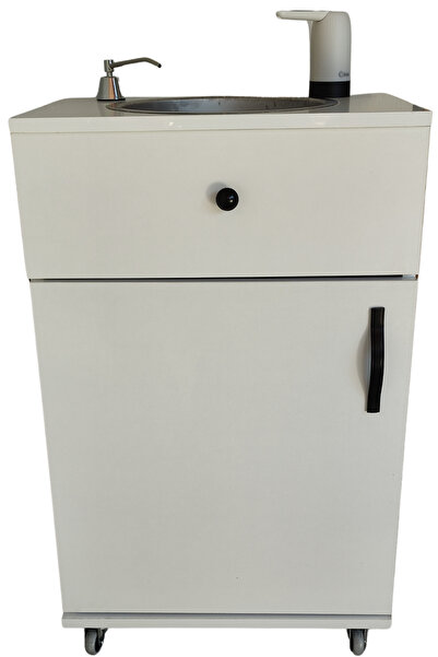 BİLBAY MEDİA Seyyar Lavabo Bej L20