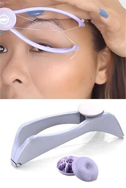 MyTechCat ® Slique Kaş ve Bıyık Epilasyon Aleti | Pratik İpli Tüy Alma Makinesi