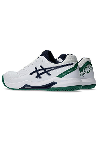 Asics GEL-DEDICATE 8 Erkek Beyaz-Mavi Tenis Ayakkabısı 1041A408-105