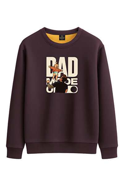 Espina Premium Regular Dad Mode On Baskılı Sweatshirt