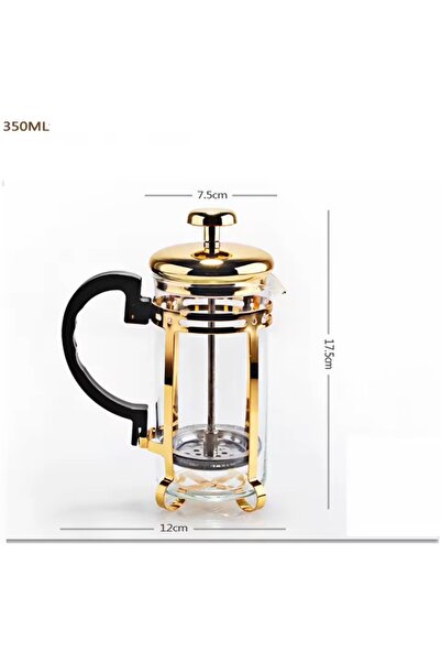 LUXURY French Press Glass Coffee Maker Pot 600ml