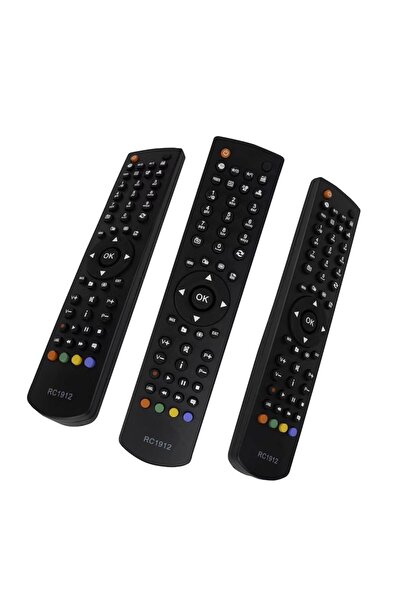 GSC TV Remote, Compatible with Teletech RC1912, Black