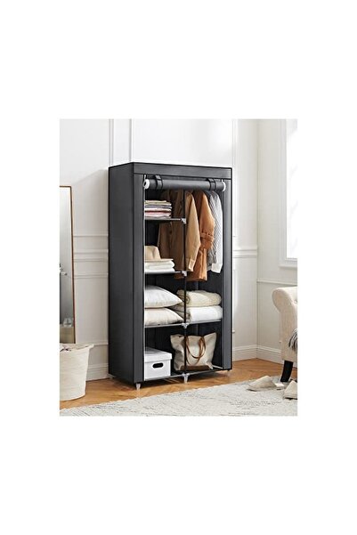 Talis Folding wardrobe, Songmics, Grey, RYG84G, 88 x 45 x 168 cm