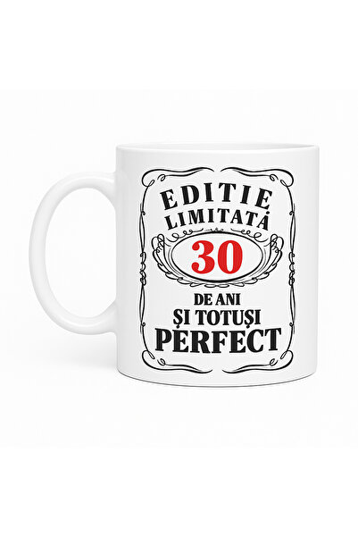 OEM Cana cu mesaj EDITIELIMITATA, 30 ani, Tipo-Art