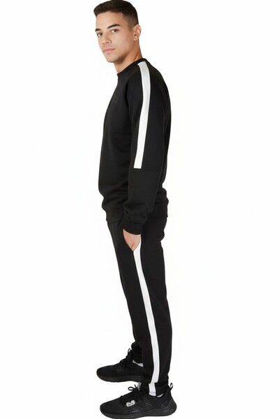 celevri Men's 100% Premium Cotton Raglan Sleeve Tracksuit