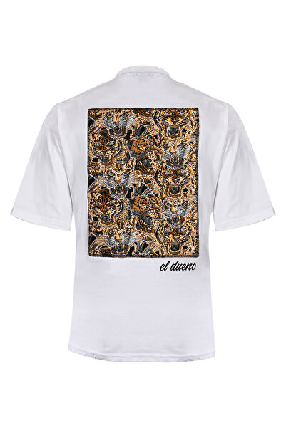 El dueno تي شيرت كلاسيكو سيريز دورادو ذهبي-أسود من Old School Streetwear للجنسين