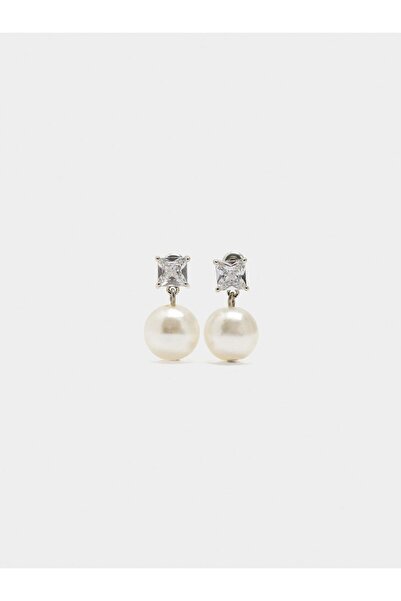 PARFOIS Kristal ve İnci Küpe